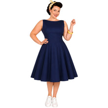 Load image into Gallery viewer, Vintage Boat Neck Retro Dress Available in 8 Colours