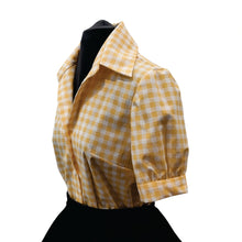 Load image into Gallery viewer, Gingham Classic Retro Blouse