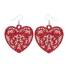 Load image into Gallery viewer, Love Heart Valentine's Earrings