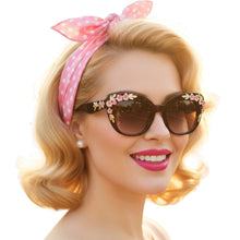 Load image into Gallery viewer, Brown Cherry Blossom Sunglasses