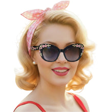 Load image into Gallery viewer, Black Cherry Blossom Sunglasses