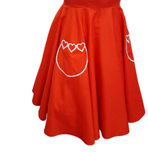 Load image into Gallery viewer, Love Heart Dress with V Neckline and Heart Pockets