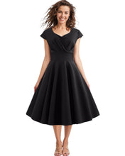 Load image into Gallery viewer, Sweetheart Neckline Vintage Inspired 50s 60s Dress