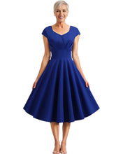 Load image into Gallery viewer, Sweetheart Neckline Vintage Inspired 50s 60s Dress