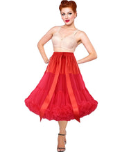 Load image into Gallery viewer, 2 layer, Tiered Soft Tulle Petticoat, Rockabilly Underskirt