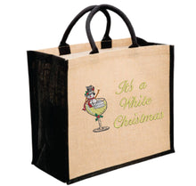 Load image into Gallery viewer, It's a White Christmas Tote Bag, available in 4 colours