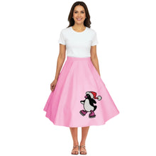Load image into Gallery viewer, Christmas Roller Skating Penguin Skirt