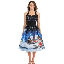Load image into Gallery viewer, Vintage Style Halterneck Dress
