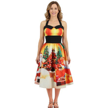 Load image into Gallery viewer, Vintage Style Halterneck Dress