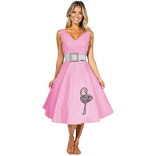 Load image into Gallery viewer, Flamingo V Neck Dress