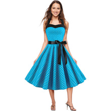 Load image into Gallery viewer, Retro Halterneck Dress, choose from 4 prints