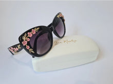Load image into Gallery viewer, Black Cherry Blossom Sunglasses