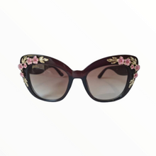 Load image into Gallery viewer, Brown Cherry Blossom Sunglasses