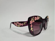 Load image into Gallery viewer, Purple Tinted Cherry Blossom Sunglasses