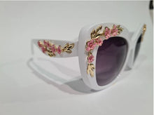 Load image into Gallery viewer, White Cherry Blossom Sunglasses