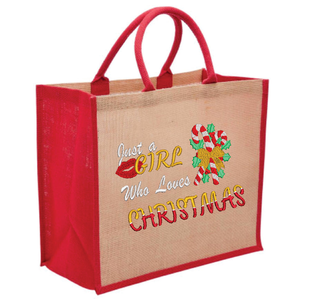 Christmas Candy Canes Tote Bag, Available in 3 colours