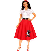 Load image into Gallery viewer, Christmas Roller Skating Penguin Skirt
