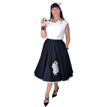 Load image into Gallery viewer, White Lace Rose Skirt
