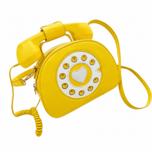 Load image into Gallery viewer, Retro Telephone Handbag that actually works as a phone! available in 8 colours (Pre Order)
