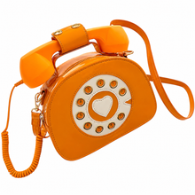 Load image into Gallery viewer, Retro Telephone Handbag that actually works as a phone! available in 8 colours (Pre Order)
