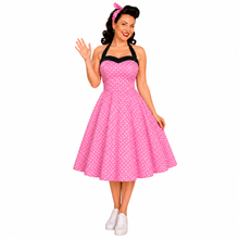 Load image into Gallery viewer, Retro Halterneck Dress, choose from 4 prints
