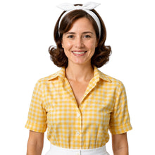 Load image into Gallery viewer, Gingham Classic Retro Blouse
