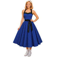 Load image into Gallery viewer, Retro Halterneck Dress, choose from 4 prints
