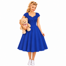Load image into Gallery viewer, Sweetheart Neckline Vintage Inspired 50s 60s Dress

