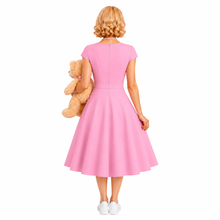 Load image into Gallery viewer, Sweetheart Neckline Vintage Inspired 50s 60s Dress
