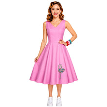 Load image into Gallery viewer, Flamingo V Neck Dress
