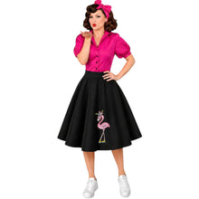 Load image into Gallery viewer, Flamingo 2 Tone Shirt Dress
