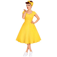 Load image into Gallery viewer, Sweetheart Neckline Vintage Inspired 50s 60s Dress
