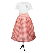 Load image into Gallery viewer, Barbie Inspired Pink and White Gingham Skirt
