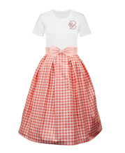 Load image into Gallery viewer, Barbie Inspired Pink and White Gingham Skirt

