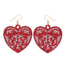 Load image into Gallery viewer, Love Heart Valentine&#39;s Earrings
