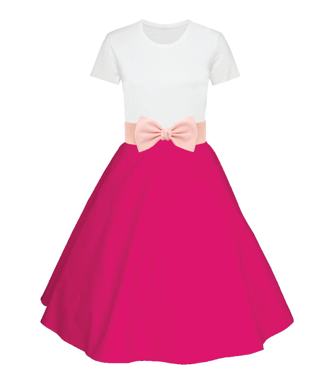 Bright Pink Barbie Inspired Skirt