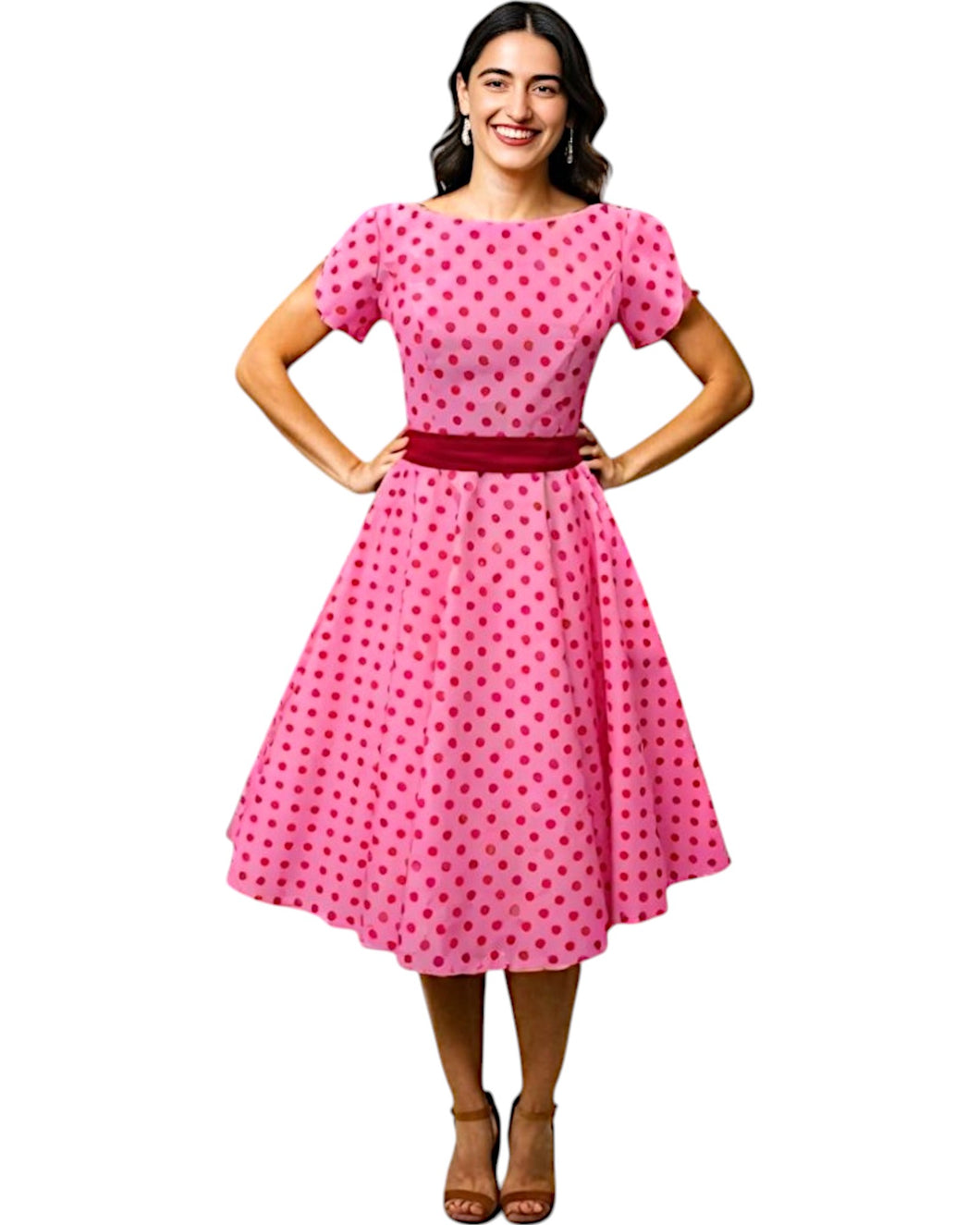 Strawberry Shortcake Dress with Petal Sleeves