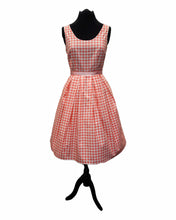 Load image into Gallery viewer, Barbie Inspired Pink and White Gingham Dress
