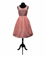 Load image into Gallery viewer, Barbie Inspired Pink and White Gingham Dress
