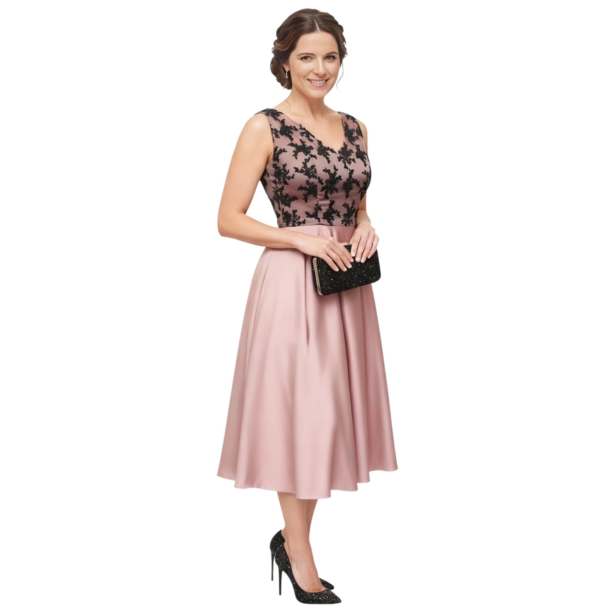 knee length dresses for ladies French Lace Mini Dress / 