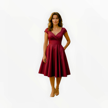 Load image into Gallery viewer, Kirra - vintage inspired Satin Cocktail Dress
