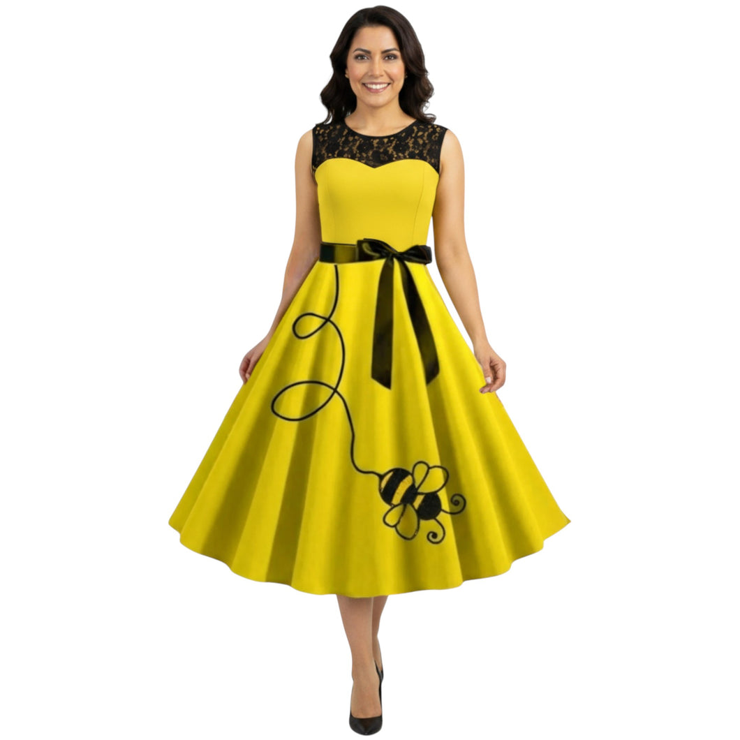Bee Vintage Retro Dress