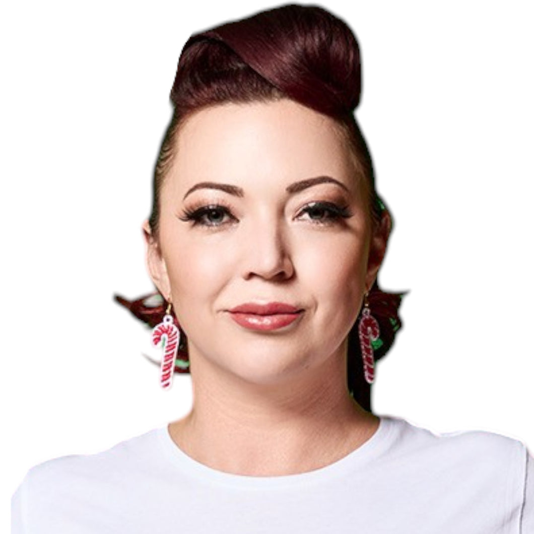 Candy Cane Earrings