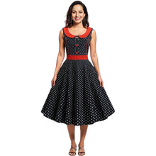 Load image into Gallery viewer, Vintage Peter Pan Collar and Button Dress choose from 4 prints
