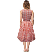 Load image into Gallery viewer, Barbie Inspired Pink and White Gingham Dress
