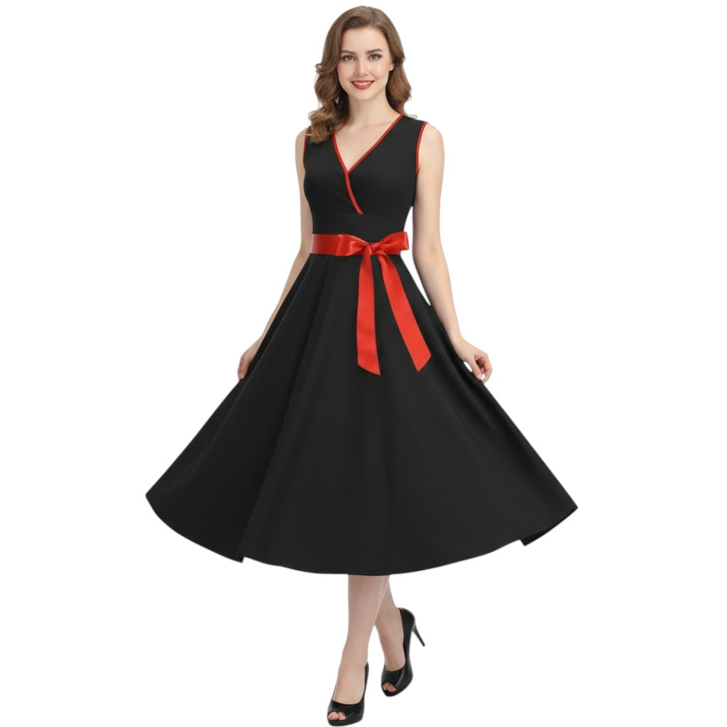 Audrey Hepburn inspired Dress. Choose from 7 Colours