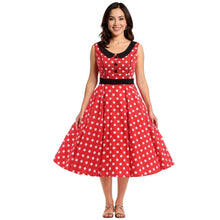 Load image into Gallery viewer, Vintage Peter Pan Collar and Button Dress choose from 4 prints
