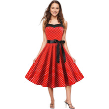 Load image into Gallery viewer, Retro Halterneck Dress, choose from 4 prints
