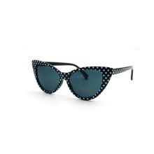 Load image into Gallery viewer, Black Polka Dot Sunglasses
