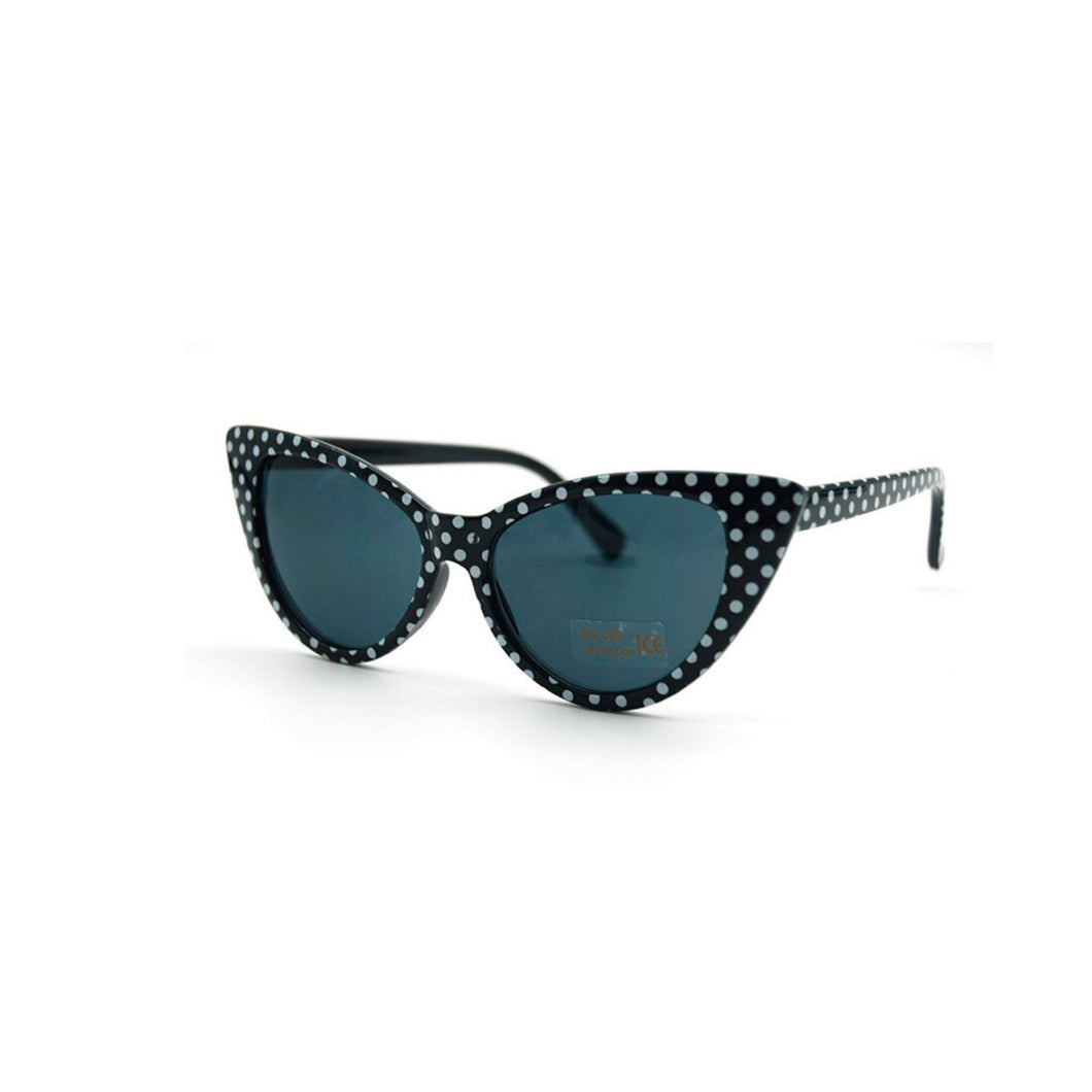 Black Polka Dot Sunglasses